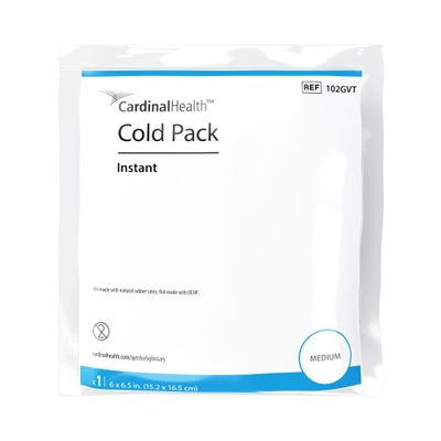 Cardinal Health Instant Cold Pack, Medium, 6 x 6.5IN, Case of 16