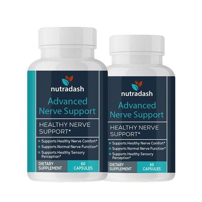 (2 Pack) Advanced Nerve Support - Advanced Nerve Support - Advanced Nerve Support Formula (120 Capsules - 2 Month Supply)