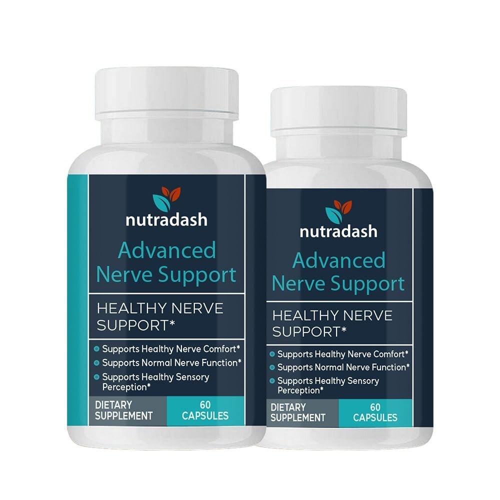 (2 Pack) Advanced Nerve Support - Advanced Nerve Support - Advanced Nerve Support Formula (120 Capsules - 2 Month Supply)