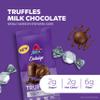 Atkins Endulge Milk Chocolate Truffles, Low Sugar, Low Carb, Keto Friendly, 6 pack (12 Truffles each Pack) view 2
