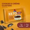 Atkins Keto Cookies & Crme Clusters, Gluten Free, High Fiber, Low Carb, Keto Friendly, 8 Count view 2