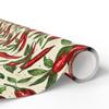 Chilli Pepper Wrapping Paper Roll, 30" x 180" size, Pepper Wrapping Paper Roll, Red Pepper Wrapping Paper Roll view 3