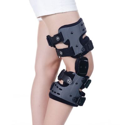 Osteoarthritis Unloader Hinged Adjustable Knee ROM Brace Stabilizing Knee Brace Protection and Recovery from Load Reduction Arthritis Cartilage Repair Joint Pain, Medial Unloader Knee Brace
