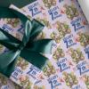 Faroishta Custom Face Wrapping Paper Personalized Name Birthday Gift Wrap Paper Roll for Women Men Kids Baby Customize Your Own Text Wrapping Paper Baby Shower Birthday Party Gifts view 4