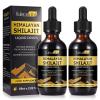 Shilajit Pure Himalayan Organic Resin Drop, Pure Himalayan Shilajit Resin Liquid Gold Supplement, Shilajit Organic Drop Rich in 85+ Trace Minerals, Shilajit for Men & Women (2.02 Fl Oz (Pack of 2)) view 1