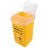 Blade Dispenser Case Disposable Blade Disposal Case Barber Shop Storage Bank Container for Used Blades Broken Cutter Devices Old Waste Blades Yellow/754 view 1