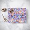 Faroishta Custom Happy Birthday Wrapping Paper with Photo Personalized Name Gift Wrap Paper Roll for Girls Baby Customize Your Own Text Wrapping Paper Baby Shower Birthday Party Gifts view 3