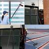CHIPEL Water Fed Telescopic Brush, Window Cleaning Equipment 3.6m-10.8m Window Cleaning Pole, Solar Panel Cleaning Brushes with Scraper, Window Cleaning Pole Kit(10.8m/36FT) view 2