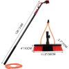 Window Cleaning Brush Solar Panel, Window Cleaner Kit, Water/Hose Fed Pole, Extendable Cleaner Conservatory Roof Cleaning Tools/10M Rod/35cm Brush Head,35cmbrushhead-3.6M/12FT view 2