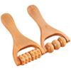 2Pcs Wooden Massage Roller Wooden Bead Massage Tool Foot Wooden Bead Massage Ttool for Leg and Arm Tissue Relief/743 view 1