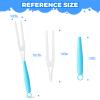 10PCS Duster Refills Folding Handles Set Compatible with Swiffer Dusters,Disposable Static Dust Removal Brush Handle for Dusting Electronics,Furniture,Blinds,Ceiling Fans (10, Blue) view 2