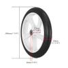 1 Pair 8inch Wheelchair Front Wheels Replacement, PU Wheelchair Wheels, Bearing: 8mm(5/16"), Solid Tires, Scooter Wheels, Wheelchair Accessories view 3