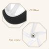 1 Pair 8inch Wheelchair Front Wheels Replacement, PU Wheelchair Wheels, Bearing: 8mm(5/16"), Solid Tires, Scooter Wheels, Wheelchair Accessories view 4
