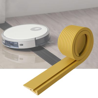 YLLSMGS Threshold Ramp 0.4-1" Rise PVC Wheelchair Ramp Self-Adhesive Non-Skid Cuttable 1700lbs Capacity for Indoor Or Outdoor(Yellow,90 * 12 * 2.5cm)