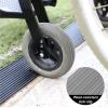YLLSMGS Threshold Ramp 0.4-1" Rise PVC Wheelchair Ramp Self-Adhesive Non-Skid Cuttable 1700lbs Capacity for Indoor Or Outdoor(Yellow,90 * 12 * 2.5cm) view 4