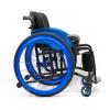 All-Terrain Ultra Lightweight Sports Wheelchair Foldable Adjustable Footrest and Seat Height, Handbrakes,Suitable for Teenagers, Adults, Seniors(Blue1,Seat Width 38cm/14.69in) view 2