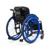 All-Terrain Ultra Lightweight Sports Wheelchair Foldable Adjustable Footrest and Seat Height, Handbrakes,Suitable for Teenagers, Adults, Seniors(Blue1,Seat Width 38cm/14.69in) view 3