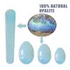 JRJRJ Natural Opalite Yoni Eggs Massage Ball Women Kegel Exerciser Balls Tightening Jade Egg Yoni Massage Stick Set-Type 1 view 4