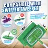 RuannoClean Reusable Mop Pads Compatible with Swiffer Sweeper Mop, Washable Wet Mop Pads Refills, Dry Sweeping Cloths, Microfiber Mops for Floor Cleaning -2 Pack view 4