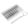 1000PCS Screws and Pads, Assorted Tiny Screws and Hardware Repair Kit, Glasses and Watch Accessories Set for Eyeglass and Watch Repairing with Micro Screwdriver (Type 3) view 2