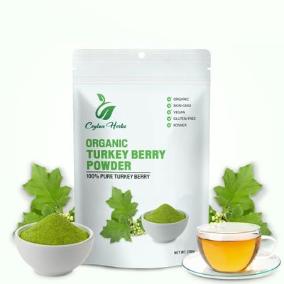100g Turkey Berry Leaves Tea Healthy Well Cleaned Dried Leaves Tea No additives Pure Natural Leaves