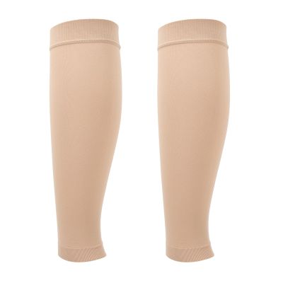 1 Pair Medical Calf Compression Sleeve Anti Venous Compression Socks Swelling Sports Compression Socks L (Skin Color)