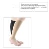 1 Pair Medical Calf Compression Sleeve Anti Venous Compression Socks Swelling Sports Compression Socks L (Black) view 4