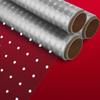 86CM x 100ft Extra Wave Point Wide Clear Cellophane Wrap Roll with Irregular White Dot, Transparent Thicker Cellophane Roll, Gift Baskets Wrap Cellophane Film for Treats, Gifts, Holiday, Christmas Wrapping(86cm folded into 43cm) (PS: Volume folding) view 1