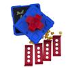 3.14" Width Annoying Gift Box, Prank Screw Box, 3D Printed, Hilarious Money Card Container (Blue Annoying Box with Middle Finger) view 1
