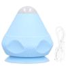 Alomejor Mountable Back Massager Vibration Heated Wall Massage Tool with Suction Cup for Point Deep Tissue Neck Relaxation (Blue) view 1