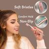 ALAZCO 3pc Soft Toothbrush Deep Cleaning Sensitive Teeth Gum Extra Fine Bristles Ergonomic Non-Slip Comfort Hold Easy Grip Tooth Brush & Caps BPA-Free view 3