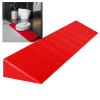 0.4 to 4" Rise Transition Wheelchair Ramp, 660 LBS Capacity Threshold Ramps, Portable Lightweight Plastic Handicap Ramp, for Wheelchair, Stroller, Cuttable(Red,99 * 18 * 8cm/39 * 7 * 3.1in) view 1
