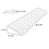 0.4 to 4" Rise Transition Wheelchair Ramp, 660 LBS Capacity Threshold Ramps, Portable Lightweight Plastic Handicap Ramp, for Wheelchair, Stroller, Cuttable(Black,99 * 16 * 7cm/39 * 6 * 2.8in) view 2