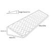 0.4 to 4" Rise Transition Wheelchair Ramp, 660 LBS Capacity Threshold Ramps, Portable Lightweight Plastic Handicap Ramp, for Wheelchair, Stroller, Cuttable(Yellow,99 * 18 * 8cm/39 * 7 * 3.1in) view 2