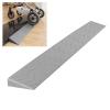 0.4 to 4" Rise Transition Wheelchair Ramp, 660 LBS Capacity Threshold Ramps, Portable Lightweight Plastic Handicap Ramp, for Wheelchair, Stroller, Cuttable(Gray,99 * 10 * 3cm/39 * 3 * 1.2in) view 1