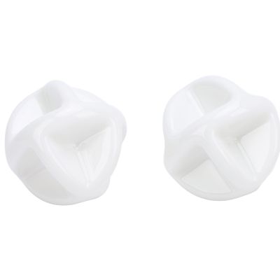 2pcs Eye Massage Facial Tool Remove Wrinkles Face Lift Reduces Eye Puffiness Ceramic Gua Sha Ball for Neck Chin Shoulders