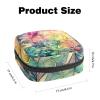 Abstract Artistic Mysterious Swirls Menstrual Pad Purse for School, Tampons Collect Pouch for Women Girls, Soft Sanitary Napkin Disposal Bags view 2