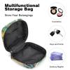 Abstract Artistic Mysterious Swirls Menstrual Pad Purse for School, Tampons Collect Pouch for Women Girls, Soft Sanitary Napkin Disposal Bags view 4