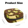 Funny Cute Frogs Menstrual Pad Purse for School, Tampons Collect Pouch for Women Girls, Soft Sanitary Napkin Disposal Bags view 2