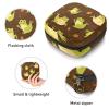 Funny Cute Frogs Menstrual Pad Purse for School, Tampons Collect Pouch for Women Girls, Soft Sanitary Napkin Disposal Bags view 3