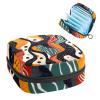 Abstract Hand Drawn Color Pattern Menstrual Pad Purse for School, Tampons Collect Pouch for Women Girls, Soft Sanitary Napkin Disposal Bags view 1