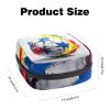 Sanitary Pads Bags, Abstract Football Menstrual Cup Pouch Nursing Pad Holder, First Period Kit Bags for Teen Girls Women Ladies view 2