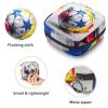 Sanitary Pads Bags, Abstract Football Menstrual Cup Pouch Nursing Pad Holder, First Period Kit Bags for Teen Girls Women Ladies view 3
