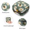 Tampons Holder for Purse, Portable Feminine Menstruation Pad Holder, Bees on Daisy Cute Sanitary Napkin Storage Bag for Women view 3