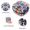 Sanitary Napkin Storage Bag, Zipper Period Pouch for Teen Girls Women, Portable Menstrual Tampons Collect Bags Ethnic Floral Pattern Seamless view 3