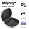 Portable Menstrual Pad Bags, Large Capacity Sanitary Napkin Storage Bag, First Period Kit for Girls Women, Zipper Nursing Pad Holder Marble Texture Art view 4