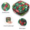 Period Bags for School, Sanitary Napkin Storage Bag for Feminine Pads, Snowflakes Stars Christmas Trees Seamless Pattern Ladies Menstrual Cup Pouch Sanitary Pads Organizer view 3