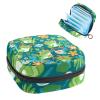 Tampons Collect Bags for Women Girls, Sanitary Napkin Storage Disposal Pouch, Lightweight Menstrual Cup Bag Fun Cartoon Frogs with Flower view 1
