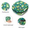 Tampons Collect Bags for Women Girls, Sanitary Napkin Storage Disposal Pouch, Lightweight Menstrual Cup Bag Fun Cartoon Frogs with Flower view 3