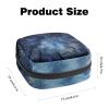 Sanitary Napkin Storage Bag, Zipper Period Pouch for Teen Girls Women, Portable Menstrual Tampons Collect Bags Universe Space Starry Sky view 2